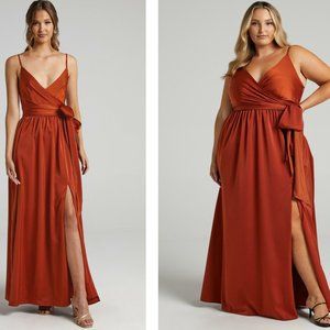 Showpo. - Revolve Around Me Dress - Copper - Size 12